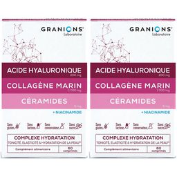 GRANIONS Collagène marin acide hyaluronique céramides + niacinamide