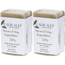 Lauralep® Aleppo-Seife 75 % Lorbeeröl Naturseife für Haut & Haar
