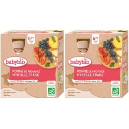 Babybio POMME DE PROVENCE & MYRTILLE FRAISE ab 6 Monaten