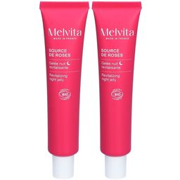 Melvita Source de Roses Revitalisierendes Nachtgelée