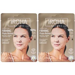 IROHA NATURE Masque en feuille raffermissant et anti-âge au Bakuchiol