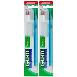 GUM® Classic Brosse à dents souple à tête étroite 3 rangs