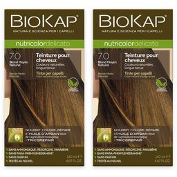 BIOKAP Nutricolor Delicato Haarfarbe 7.0 Mittelblond Naturhaarfarbe