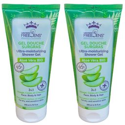 FREESENS® 3 in 1 rückfettendes Duschgel - Bio Aloe Vera
