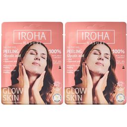 IROHA NATURE Masque de gommage pour peau parfaite à l'acide glycolique