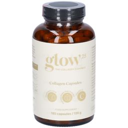 Glow25® Gélules de collagène hautement dosées avec acide hyaluronique et vitamine C