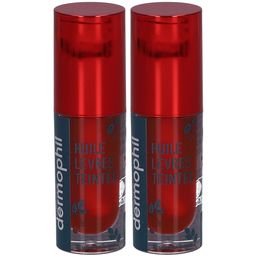 DERMOPHIL Getöntes Lippenöl Rot
