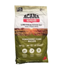 ACANA Singles Yorkshire Pork Recipe - Alimentation sèche pour Chien - Porc du Yorkshire
