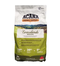 ACANA Grasslands Recipe - Alimentation sèche pour Chien - Chien Agneau Canard Saumon