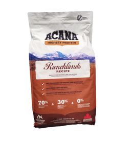 ACANA Ranchlands Recipe - Alimentation sèche pour Chien - Bœuf Agneau Porc & Truite