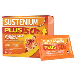 Sustenium Plus 50+ | Nahrungsergänzungsmittel für Erwachsene 50+ mit Actiful®, Vitaminen und Mineralien, 24 Beutel