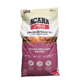 ACANA Singles Grass-Fed Lamb Recipe - Alimentation sèche pour Chien - Agneau Nourri à l’Herbe