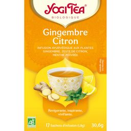Yogi Tea Gingembre Citron – Infusion ayurvédique bio au gingembre et citron
