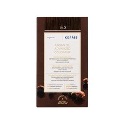 KORRES Huile d'argan Coloration Permanente CHÂTAIN CLAIR DORÉ 5.3