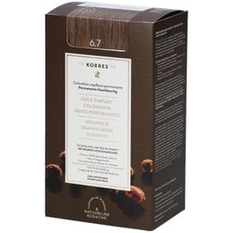 KORRES DAUERHAFTE HAARFARBE DUNKELBLOND BRAUN 6.7