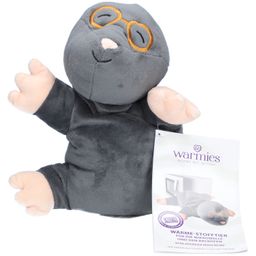 WARMIES® Peluche Chauffante Taupe endormie