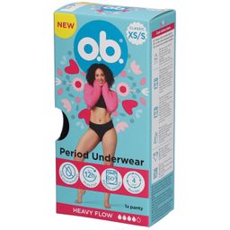 o.b.® Wiederverwendbare Menstruationsunterwäsche XS/S