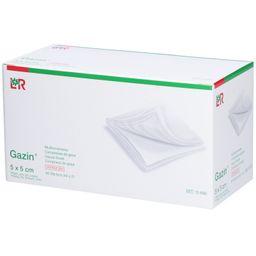 GAZIN Compresses de gaze 5 x 5 cm 12 plis