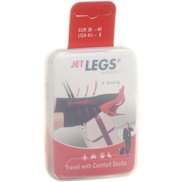 JET LEGS® Travel Socks 36-40 black