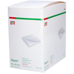 GAZIN Compresses de gaze 10 x 20 cm 12 plis