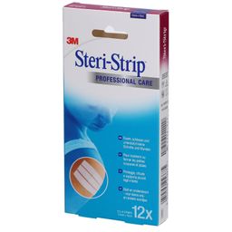 3M Steri Strip Sutures cutanées adhésives 12 x 100 mm - Blanc