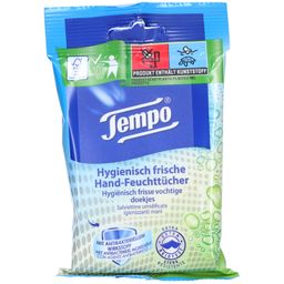 Tempo Lingettes Hygiène des Mains - Nettoyage pratique en déplacement