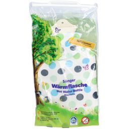 SÄNGER Wärmflasche Naturkautschuk Plüsch 2L Erbse