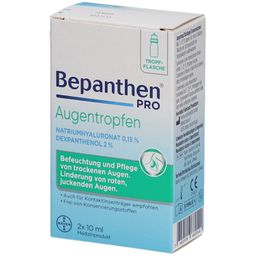 Bepanthen® PRO Collyre Duo pour le soin des yeux irrités et secs