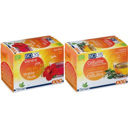 BIOLYS Grüner Tee +  Fenchel, Hibiscus Ventre Plat Flacher Bauch