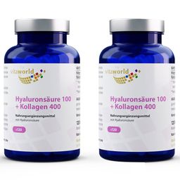 Vitaworld Acide hyaluronique 100 + Collagène 400