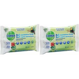 DETTOL 2 in 1 Desinfektionstücher