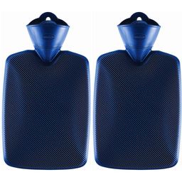 EMOSAN Bouillotte Demi-lamelle Bleu