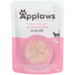 APPLAWS Nassfutter für Katzen mit Thunfisch und Garnelen
