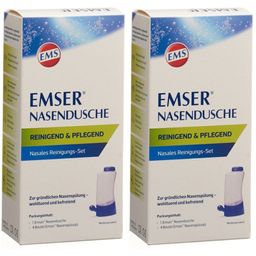 EMSER® douche nasale + 4 sachets de sel de rinçage nasal