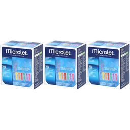 BAYER Microlet Lancettes stériles colorés