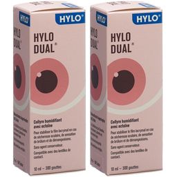 HYLO DUAL Augentropfen Ectoin Trockene und allergische Augen Ohne Konservierungsstoffe