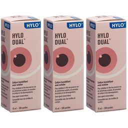 HYLO DUAL Augentropfen Ectoin Trockene und allergische Augen Ohne Konservierungsstoffe