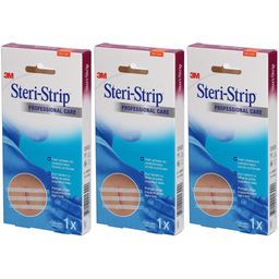 3M Steri-Strip™ Sutures Cutanées Adhésives Stériles 6 x 100 mm Blanc