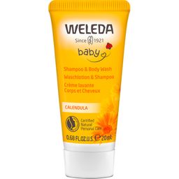 Weleda Baby Waschlotion & Shampoo Calendula - reinigt Haut & Haare schonend, mild zu den Augen