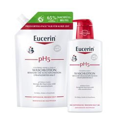 Eucerin pH5 Lotion lavante peaux sensibles + Eucerin® pH5 Recharge