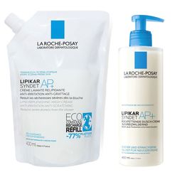 La Roche Posay LIPIKAR SYNDET AP+ Duschcreme + La Roche Posay LIPIKAR SYNDET AP+ Nachfüllpack