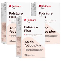 Redcare Folsäure Plus - Jetzt 25% Rabatt mit dem Code redcare5 *