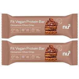nu3 Fit Vegan Protein Bar Cinnamon-Choc Crisp | 1+1 GRATIS