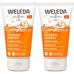 Weleda Kids 2in1 Shampooing & Douche Orange fruitée