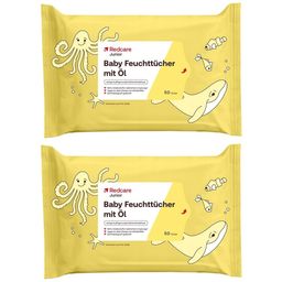 Redcare Junior Lingettes humides pour bébés à l'huile