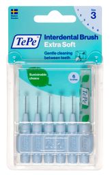 TePe Interdentalbürste Extra Soft 0,6 - 1,1 mm blau