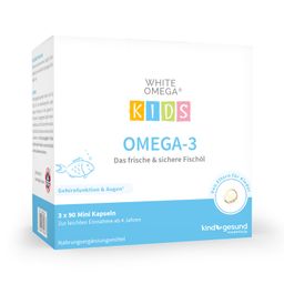 WHITE OMEGA® KIDS - Capsules d'huile de poisson pure oméga-3