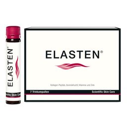 ELASTEN® Kollagen Trinkampullen für schöne Haut – das studiengeprüfte Original, mit Acerola, Vitamin C, Zink, Biotin