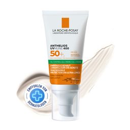 La Roche Posay Anthelios UV Mune 400 Oil Control Gel-Creme Sonnengel mit LSF50+ für sehr hohen Schutz vor UVA- und UVB-Strahlen, für ölige Haut