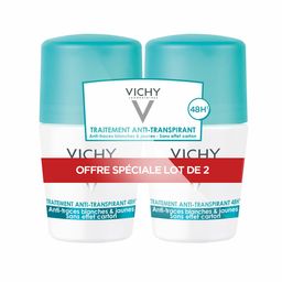 Vichy Antitranspirant Deodorant 48H Roll-On Packung mit 2 Stück